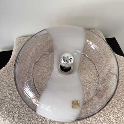 Pair of Murano glass Donuts lamps by MGP Vetreria. Italy 1970 Carlo Aldo Nason sconces for Mazzega, Venini, Vistosi, La Murrina