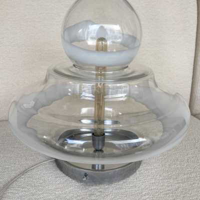 murano glass lamp mazzega italy 1970 carlo nason