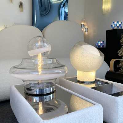 murano glass lamp mazzega italy 1970 carlo nason