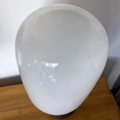 Space age bubble table lamp in Murano glass and metal by Mazzega. Italy 1970. in the style of Stilnovo, Joe Colombo, Arteluce, Arredoluce, Lumi, Luci, Rggiani, Sciolari, Werner Pantone, Luigi Colani, Raak, Angelo Lelii, Francesco Bocola, Superstudio, Enrico Tronconi, Mario Bellini, Harvey Guzzini, Luigi Massoni, Martinelli, Pierre Cardin, Fabio Lenci, Fontana Arte, Artemide, Arteluce, Arredoluce, Luigi Caccia Dominioni, Venini, Vistosi, La Murrina, Aldo Carlo Nason floor sconces mid-century chandelier