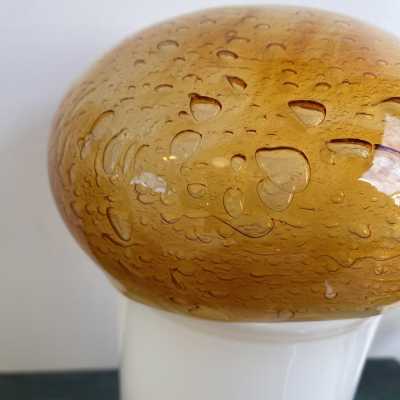 murano glass mushroom lamp vistosi mazzega italy 1970 venini carlo nason