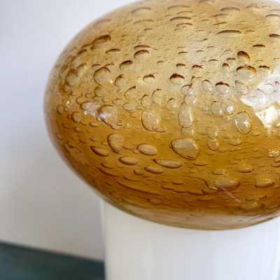 murano glass mushroom lamp vistosi mazzega italy 1970 venini carlo nason