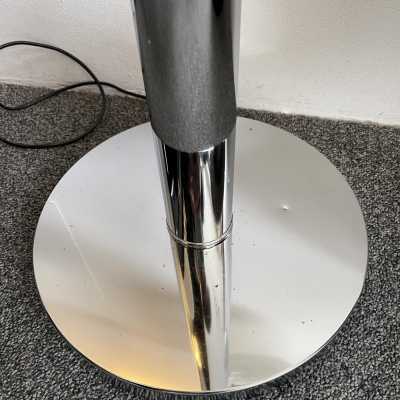 floor lamp lamp aldo carlo nason mazzega italy 1970 glass murano metal chrome brass