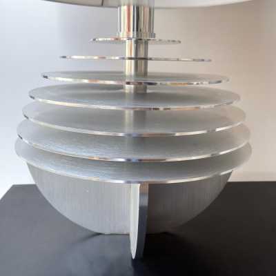 Pair of saturn metal lamps by Banci. Italy 1970. in the style of Stilnovo, Joe Colombo, Arteluce, Arredoluce, Lumi, Luci, Rggiani, Sciolari, Werner Pantone, Luigi Colani, Raak, Angelo Lelii, Angelo Brotto, Esperia, Francesco Bocola, Superstudio, Enrico Tronconi, Mario Bellini , Harvey Guzzini, Luigi Massoni, Martinelli, Pierre Cardin, Fabio Lenci, Gio Ponti, Francesco Buzzi Ceriani, Fontana Arte, Artemide, Arteluce, Arredoluce, Luigi Caccia Dominioni, Willy Rizzo, Mario Sabot, Azucena. mid century