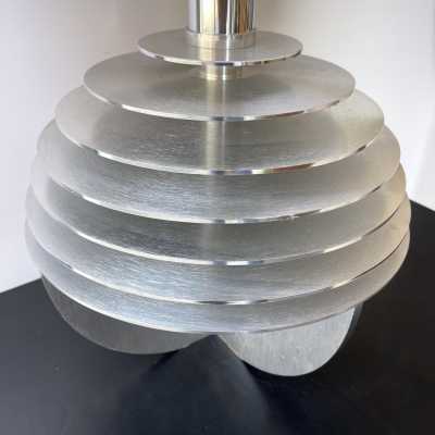 Pair of saturn metal lamps by Banci. Italy 1970. in the style of Stilnovo, Joe Colombo, Arteluce, Arredoluce, Lumi, Luci, Rggiani, Sciolari, Werner Pantone, Luigi Colani, Raak, Angelo Lelii, Angelo Brotto, Esperia, Francesco Bocola, Superstudio, Enrico Tronconi, Mario Bellini , Harvey Guzzini, Luigi Massoni, Martinelli, Pierre Cardin, Fabio Lenci, Gio Ponti, Francesco Buzzi Ceriani, Fontana Arte, Artemide, Arteluce, Arredoluce, Luigi Caccia Dominioni, Willy Rizzo, Mario Sabot, Azucena. mid century