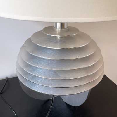 Pair of saturn metal lamps by Banci. Italy 1970. in the style of Stilnovo, Joe Colombo, Arteluce, Arredoluce, Lumi, Luci, Rggiani, Sciolari, Werner Pantone, Luigi Colani, Raak, Angelo Lelii, Angelo Brotto, Esperia, Francesco Bocola, Superstudio, Enrico Tronconi, Mario Bellini , Harvey Guzzini, Luigi Massoni, Martinelli, Pierre Cardin, Fabio Lenci, Gio Ponti, Francesco Buzzi Ceriani, Fontana Arte, Artemide, Arteluce, Arredoluce, Luigi Caccia Dominioni, Willy Rizzo, Mario Sabot, Azucena. mid century