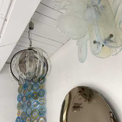 Chandelier or suspension pendant lightning light model Artichoke in Murano glass and metal by Carlo Nason for Mazzega. Italy 1970. in the gour of Venini, Veronese, La Murrina, Aldo Nason, Stilnovo, Joe Colombo, Arteluce, Arredoluce, Lumi, Luci, Rggiani, Sciolari, Werner Pantone, Luigi Colani, Raak, Angelo Lelii, Angelo Brotto, Esperia, Francesco Bocola, Superstudio, Enrico Tronconi, Mario Bellini, Harvey Guzzini, Luigi Massoni, Martinelli, Pierre Cardin, Fabio Lenci, Gio Ponti brass mid-century floor lamps