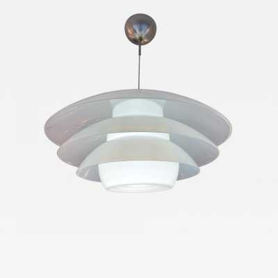 Murano glass suspension chandelier artemide metal italy 1970
