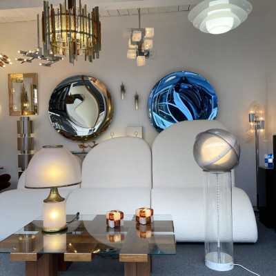 floor lamp lamp plexiglass saturn ufo space age Filippo Panseca italy 1970
