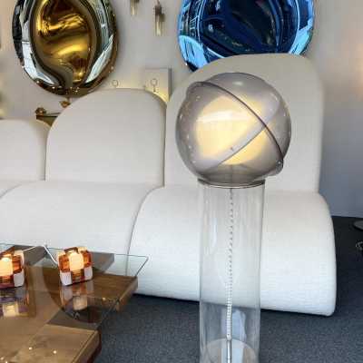 floor lamp lamp plexiglass saturn ufo space age Filippo Panseca italy 1970