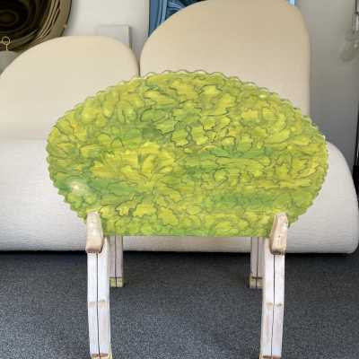 armchair gérard rigot animal animals painted wood france 1980 antelope cat
