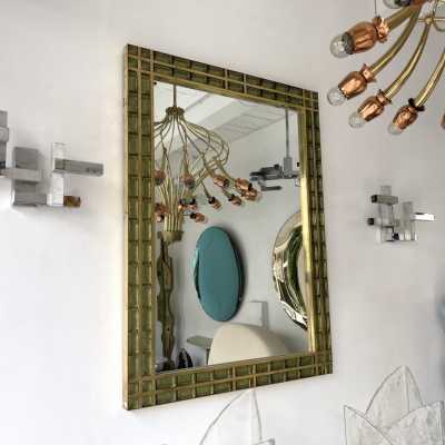wall lights pair cubic geometry metal chrome brass gaetano sciolari reggiani stilux italy 1970