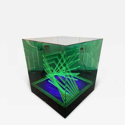 Cubo di Teo kinetic sculpture lamp in plexiglass by James Rivère and produced by Centro Ricerche di Arte Industria Lissone. Italy 1970. in the style of Stilnovo, Joe Colombo, Arteluce, Arredoluce, Lumi, Luci, Rggiani, Sciolari, Werner Pantone, Luigi Colani, Raak, Angelo Lelii, Angelo Brotto, Esperia, Francesco Bocola, Superstudio, Enrico Tronconi, Mario Bellini , Harvey Guzzini, Luigi Massoni, Martinelli, Pierre Cardin, Fabio Lenci. floor lamp sconces mid-century sconces
