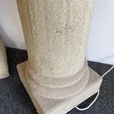 floor lamps lamps resin antique column Luciano Sartini Singleton italy 1970