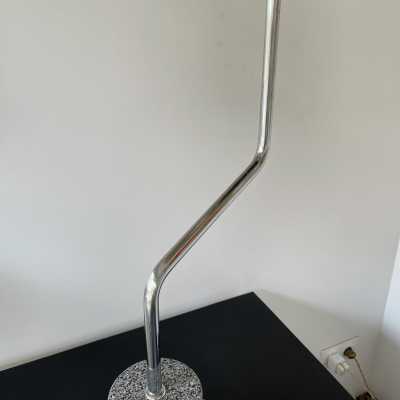 Rare Large Mikado LTE5 lamp in gray granite, lacquered metal and metal by Luigi Caccia Dominioni for Azucena. Italy 1960. in the style of Venini, Vistosi, La Murrina, Carlo Aldo Nason for Mazzega, Stilnovo, Joe Colombo, Arteluce, Arredoluce, Lumi, Luci, Rggiani, Sciolari, Verner Panton, Raak, Angelo Lelii, Angelo Brotto, Esperia , Pierre Cardin, Fabio Lenci, Gio Ponti, Ignazio Gardella, Enrico Tronconi, Mario Bellini, Harvey Guzzini, Luigi Massoni, mid-century floor lamp chandelier sconces