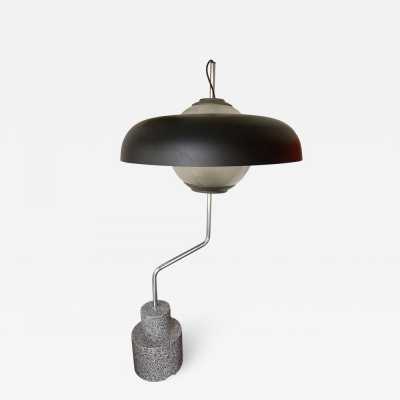 Rare Large Mikado LTE5 lamp in gray granite, lacquered metal and metal by Luigi Caccia Dominioni for Azucena. Italy 1960. in the style of Venini, Vistosi, La Murrina, Carlo Aldo Nason for Mazzega, Stilnovo, Joe Colombo, Arteluce, Arredoluce, Lumi, Luci, Rggiani, Sciolari, Verner Panton, Raak, Angelo Lelii, Angelo Brotto, Esperia , Pierre Cardin, Fabio Lenci, Gio Ponti, Ignazio Gardella, Enrico Tronconi, Mario Bellini, Harvey Guzzini, Luigi Massoni, mid-century floor lamp chandelier sconces