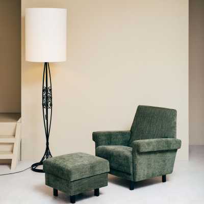ARMCHAIR GUARICHE MEUROP 1950 1960 PRADIER JEAUNEAU