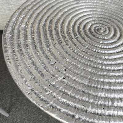 coffee tables side tables metal cast aluminum spiral italy 1990 garouste and bonetti hubert le gall