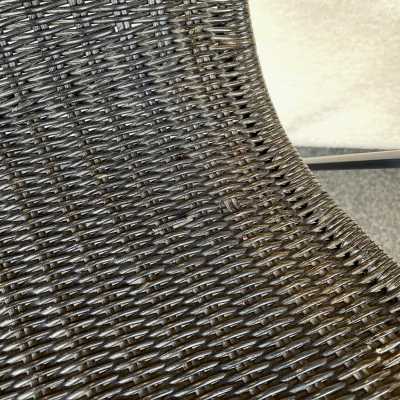 ron arad driade zigo chairs armchairs bridge metal rattan italy 1990 1980