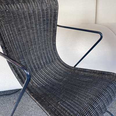 ron arad driade zigo chairs armchairs bridge metal rattan italy 1990 1980