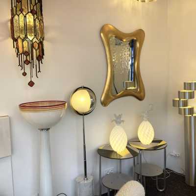 Floor lamp space age in stainless steel by Stilux Milano. Italy 1970 stilnovo lumi