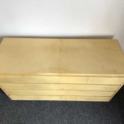 Chest of drawers in parchment and brass by Aldo Tura. Italy 1970. in the style of Renato Zevi, Romeo Rega, Maison Jansen, Willy Rizzo, Mario Sabot, Maison et Jardin Gallery, Dal Vera. goatskin mid-century modern metal inox lacquer wood coffee table end tables console