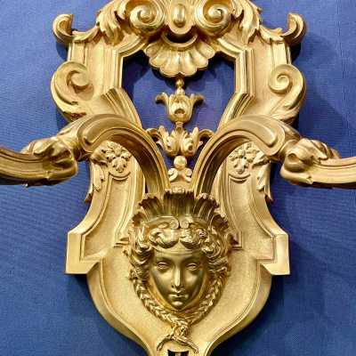 Pair of LXIV style gilt bronze sconces - CARPENTIER Antiquités