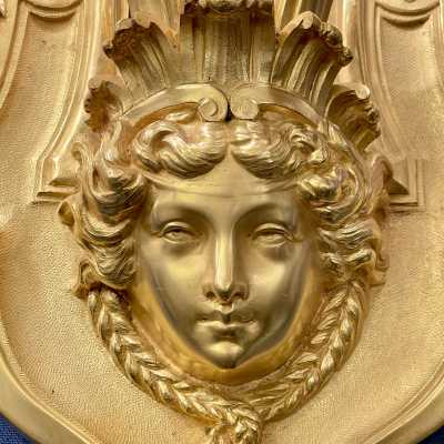 Pair of LXIV style gilt bronze sconces - CARPENTIER Antiquités