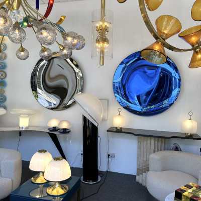 Mid-Century Modern Chandelier ceiling pendant light lightning fixture brass and bubble glass tube. Probably a German manufacturing for the Italian market during the 70s. In the mood of Venini, Vistosi, La Murrina, Seguso, Aldo Nason, Poliarte, Esperia, Angelo Brotto, Stilnovo, Arteluce, Arredoluce, Artemide, Pierre Cardin, Lumi, Luci, Raak, Angelo Lelii, Francesco Bocola, Superstudio, Enrico Tronconi , Mario Bellini, Harvey Guzzini, Luigi Massoni, Martinelli, Fabio Lenci, Gio Ponti, Reggiani, space age