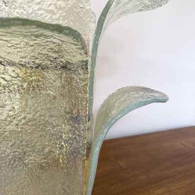 Mid-Century Modern Space Age Cactus table lamp, baby blue opal murano glass and brass by Carlo Nason for the Mazzega manufacture. Famous italian design like Venini, Vistosi, La Murrina, Aldo Nason, Stilnovo, Joe Colombo, Arteluce, Arredoluce, Lumi, Luci, Rggiani, Sciolari, Werner Pantone, Luigi Colani, Raak, Angelo Lelii, Angelo Brotto, Esperia, Francesco Bocola, Superstudio, Enrico Tronconi, Mario Bellini, Harvey Guzzini, Luigi Massoni, Martinelli, Pierre Cardin, Fabio Lenci, Gio Ponti. 1970s, 1960s, 1950s