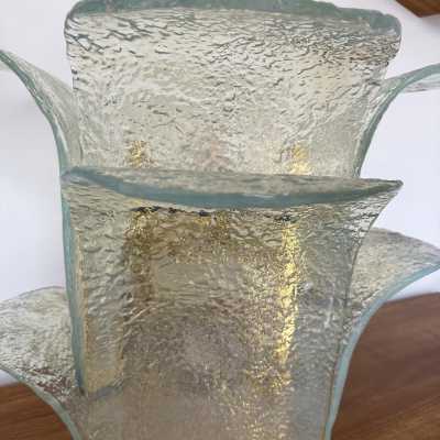 Mid-Century Modern Space Age Cactus table lamp, baby blue opal murano glass and brass by Carlo Nason for the Mazzega manufacture. Famous italian design like Venini, Vistosi, La Murrina, Aldo Nason, Stilnovo, Joe Colombo, Arteluce, Arredoluce, Lumi, Luci, Rggiani, Sciolari, Werner Pantone, Luigi Colani, Raak, Angelo Lelii, Angelo Brotto, Esperia, Francesco Bocola, Superstudio, Enrico Tronconi, Mario Bellini, Harvey Guzzini, Luigi Massoni, Martinelli, Pierre Cardin, Fabio Lenci, Gio Ponti. 1970s, 1960s, 1950s