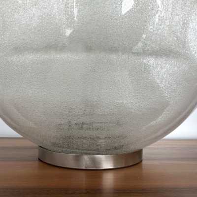 Mid-Century Modern Space Age table lamp model LT328, bubble peleguso Murano glass and metal base by Carlo Nason for the Mazzega manufacture. Famous italian design like Venini, Vistosi, La Murrina, Aldo Nason, Stilnovo, Joe Colombo, Arteluce, Arredoluce, Lumi, Luci, Rggiani, Sciolari, Werner Pantone, Luigi Colani, Raak, Angelo Lelii, Angelo Brotto, Esperia, Francesco Bocola, Superstudio, Enrico Tronconi, Mario Bellini, Harvey Guzzini, Luigi Massoni, Martinelli, Pierre Cardin. brass, 1960s 1950s