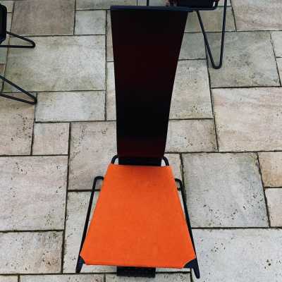 Metal chairs