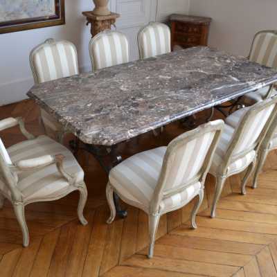 Table fer forgé