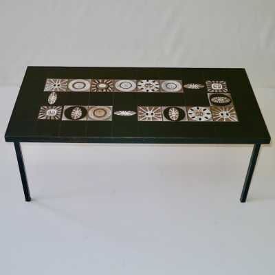 Roger capron - table basse en céramique - c.1960