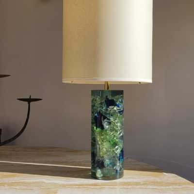 Fractal resin lamp