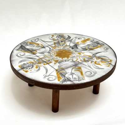 Jean Derval for Roger Capron, Low Table, Vallauris c. 1970