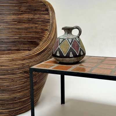 Accolay, Ceramic Pitcher, France c.1960