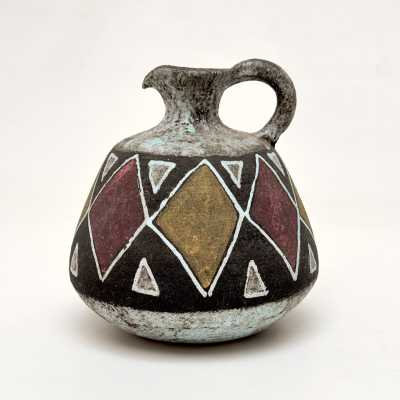 Accolay, Ceramic Pitcher, France c.1960
