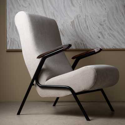Pair of Guy Besnard Paul Bert Serpette armchairs