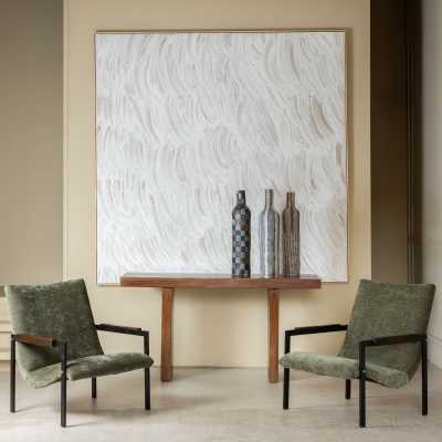 Wooden console circa 1970 paul bert serpette