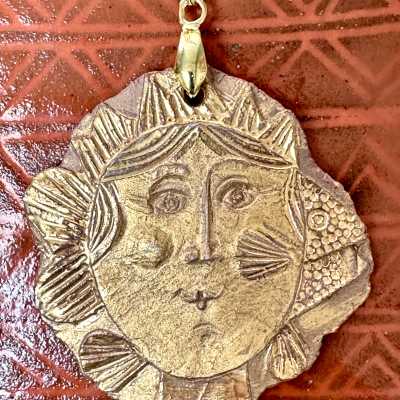 Roger Capron, Porcelain Charm, Pisces, Vallauris 1973