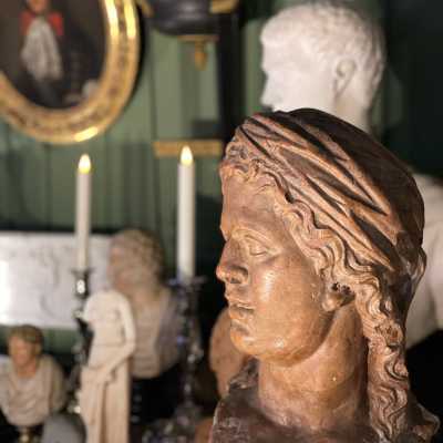 Tête en marbre d’époque XVIIème