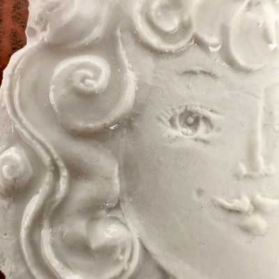 Roger Capron, Porcelain Charm Virgo, Vallauris 1973
