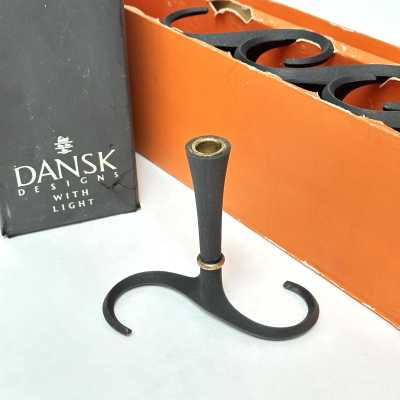 Jens Harald Quistgaard, Cast Iron Candleholders, Denmark c.1965