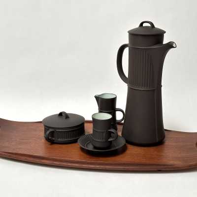 JH Quistgaard, Fluted Flamestone Coffee Set, Dansk Designs, 1957