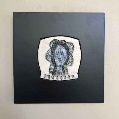 Roger Capron, Decorative Tile, Vallauris c.1980