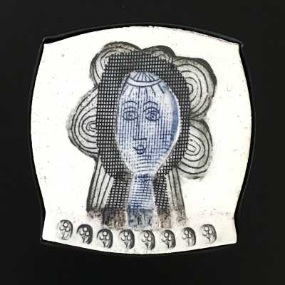 Roger Capron, Decorative Tile, Vallauris c.1980