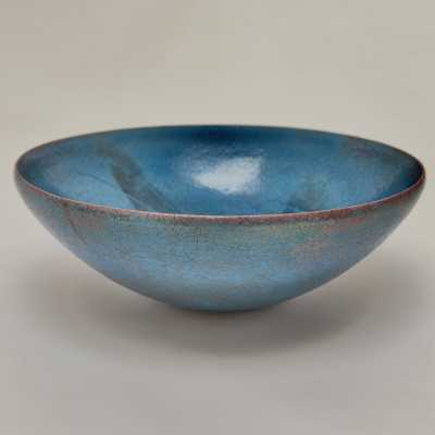 Carlo Zauli, Large Decorative Bowl, Faenza c.1960