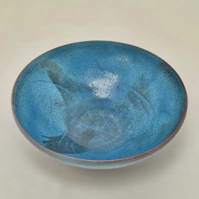 Carlo Zauli, Large Decorative Bowl, Faenza c.1960